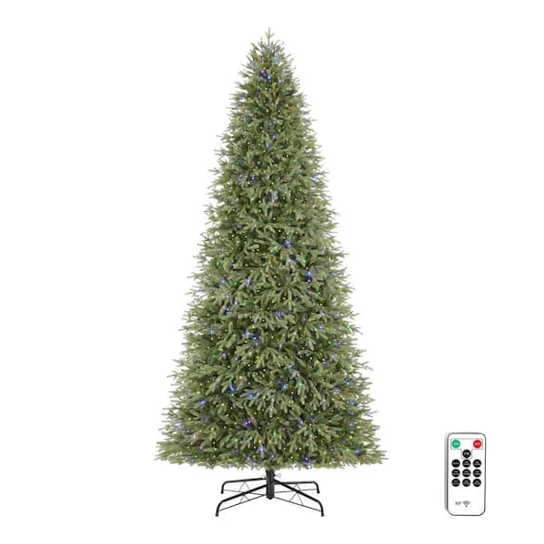 12 ft. Pre-Lit LED Jackson Noble Fir Artificial Christmas Tree - $380