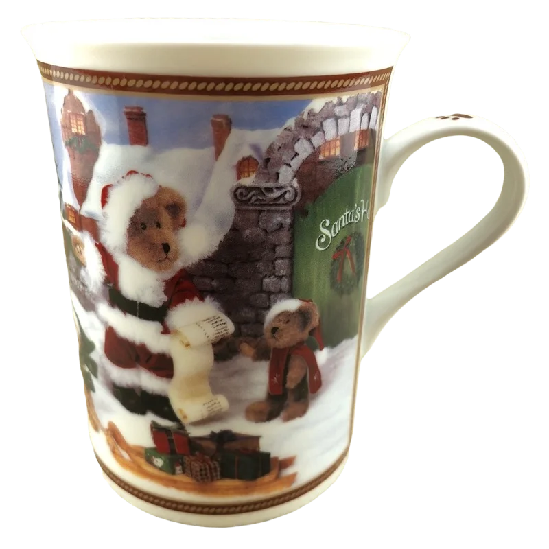 Beary Christmas! Boyds Bear Collectors Mugs The Danbury Mint