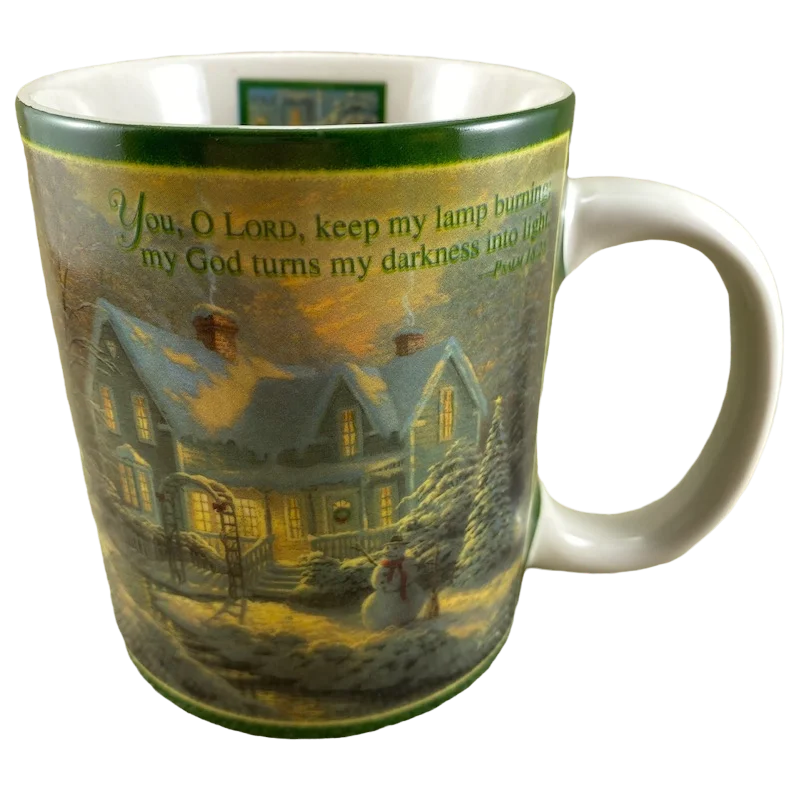 Blessings Of Christmas Thomas Kinkade Mug Amcal NEW IN BOX