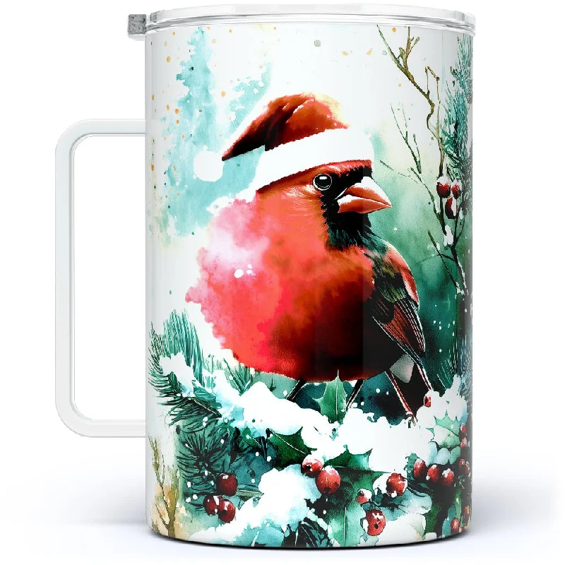 Christmas Cardinal Insulated Travel Mug