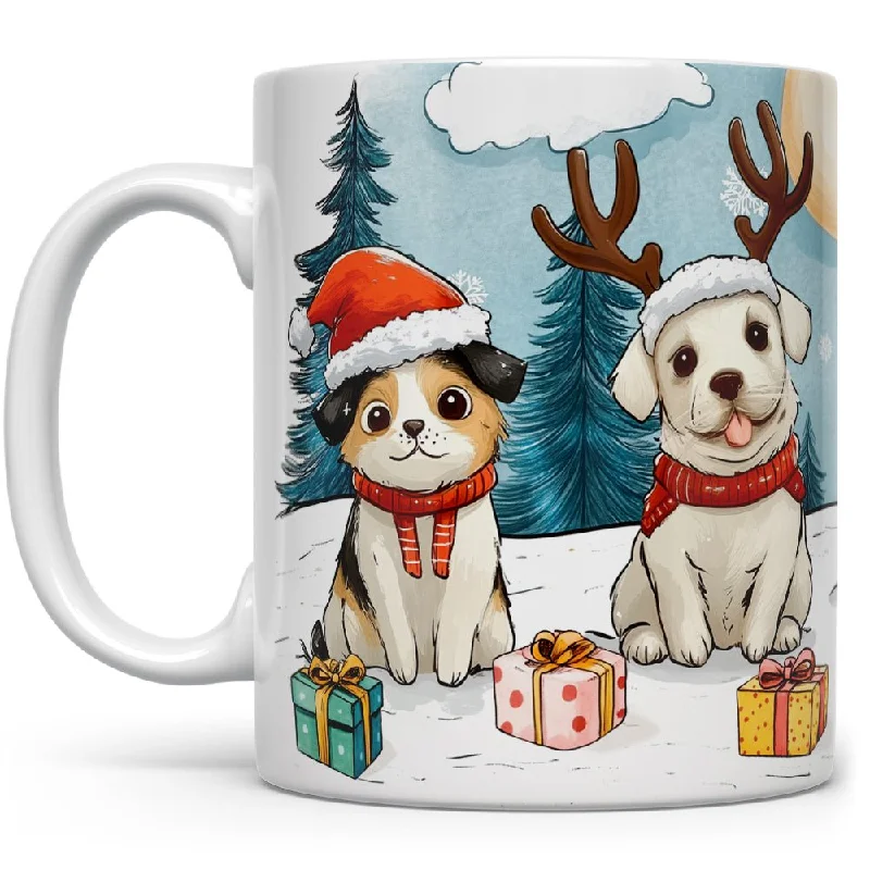 Christmas Dogs Mug