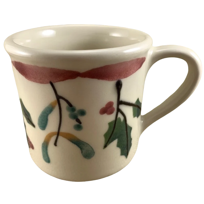 Christmas Leaves Holly & Berries Mug Hartstone