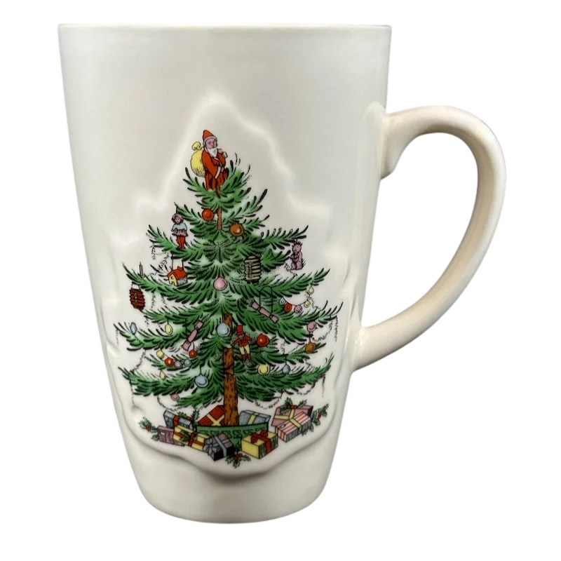 Christmas Tree Embossed 22oz Oversized Mug Spode