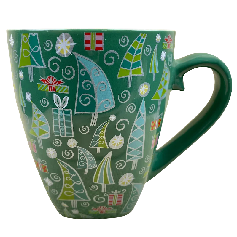 Christmas Trees & Gifts Barista Mug 2003 Starbucks