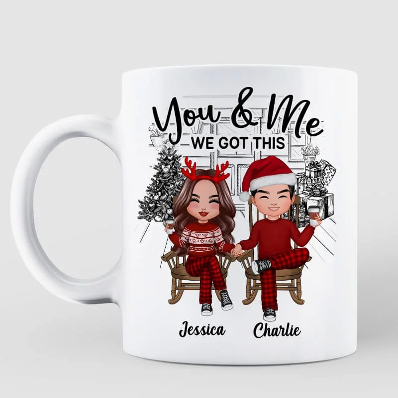 Couple We Got This Personalized Christmas Mug