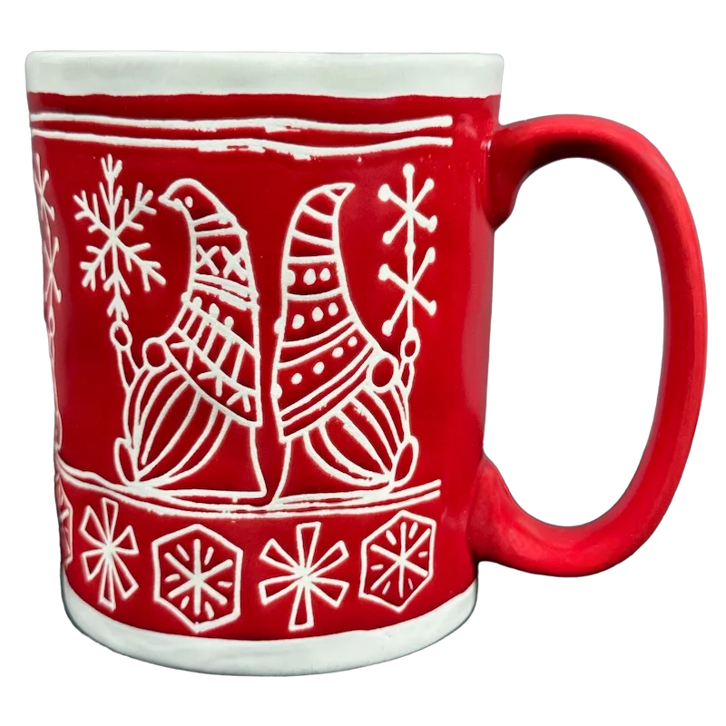 Gnomes & Snowflakes Christmas Mug Peppermint & Pine