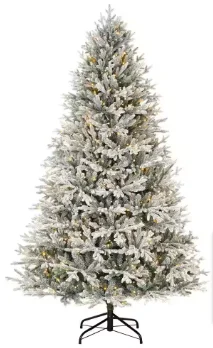 Home Decorators Collection 7.5 ft Kenwood Frasier Fir Flocked Artificial Christmas Tree - $210