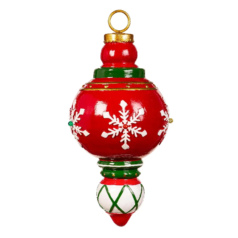 Christmas LED Finial Outdoor Ornament