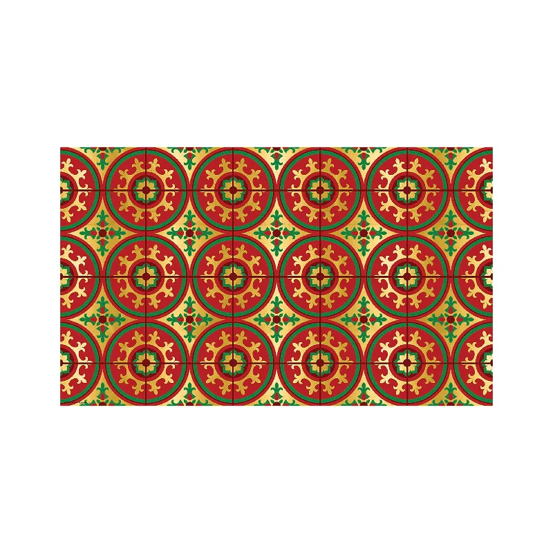 Christmas Tile Washable Indoor/Outdoor Mat