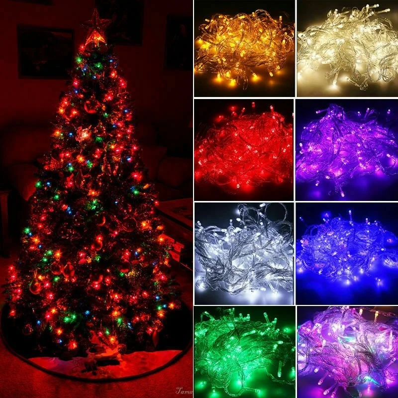 5M 50 LED Waterproof Christmas Tree String Lights