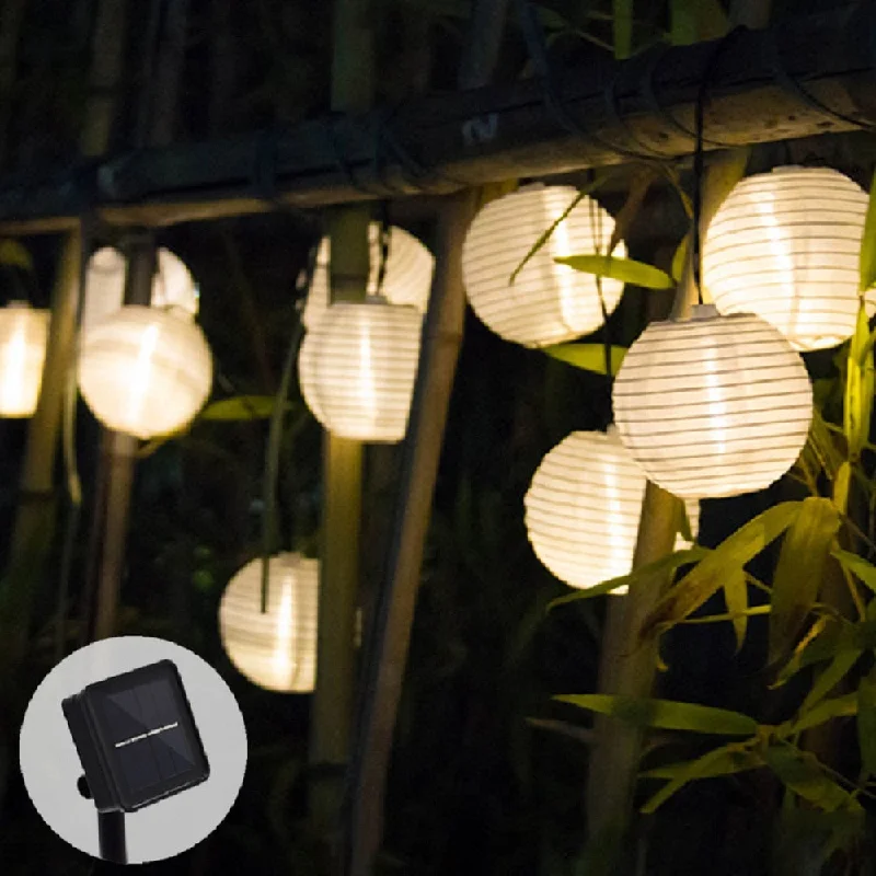 Solar Light LED Lantern String Lights Ball 10/20 LED Solar Garland Outdoor Fairy Lights Christmas Lighting for Garden Decoration