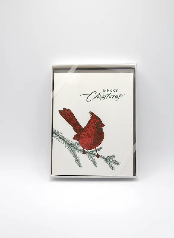 Merry Christmas Boxed Holiday Letterpress Cards