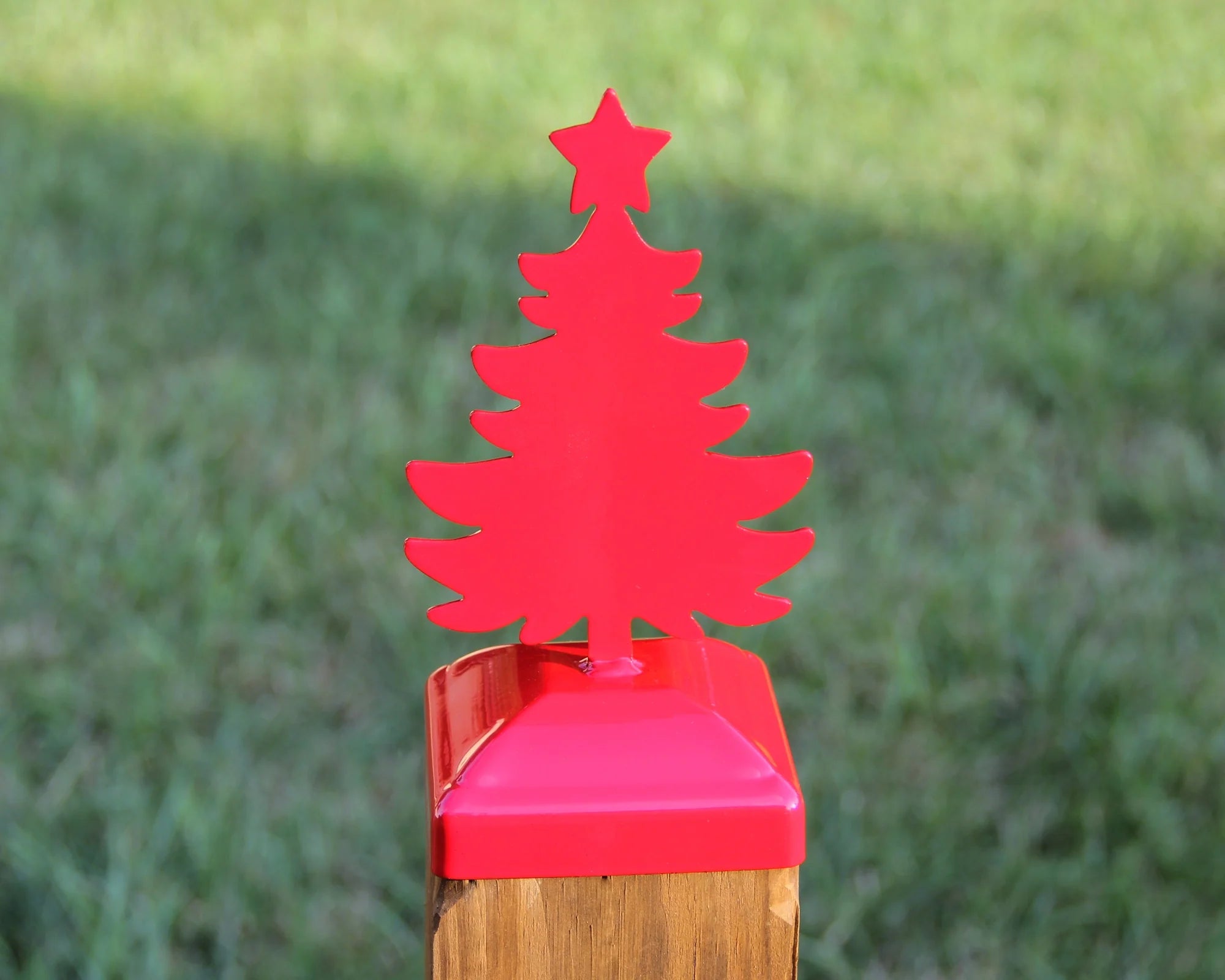 4x4 Christmas Tree Post Cap (Fits 3.5 x 3.5 Post Size)