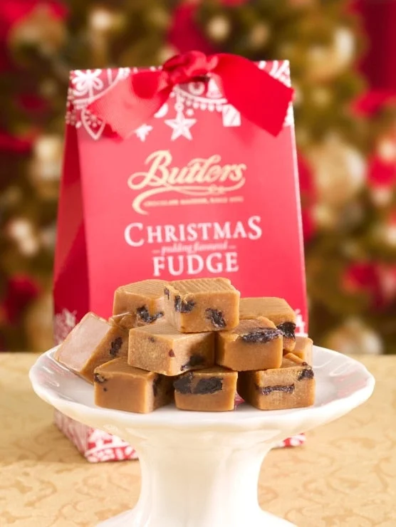 Christmas Pudding Fudge Bites