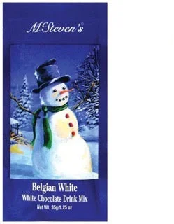 White Christmas Snowman Belgian White Hot Chocolate (Single Packet)