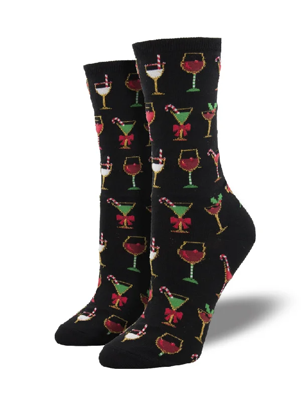 Christmas Cocktails - Cotton Crew Socks