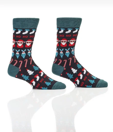 Fair Isle Christmas - Cotton Dress Crew Socks