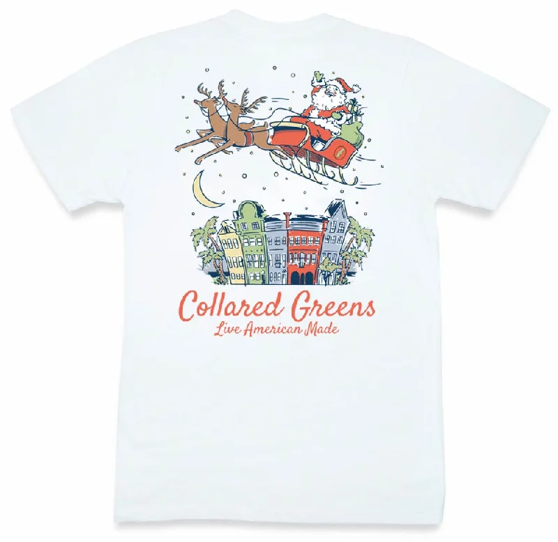 Charleston Christmas: Short Sleeve T-Shirt - White