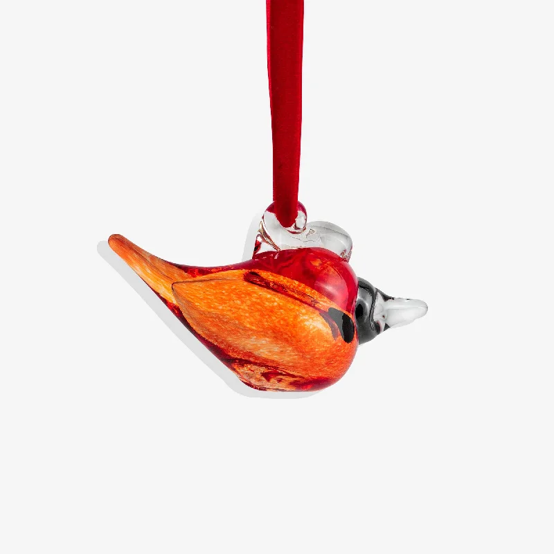 Cardinal Glass Ornament