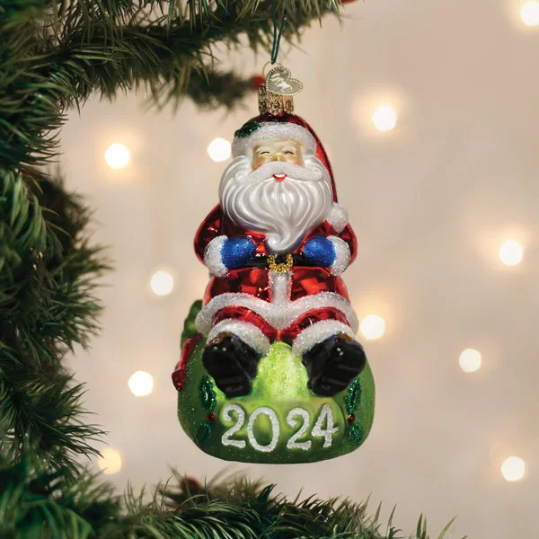 2024 Jovial Santa Ornament