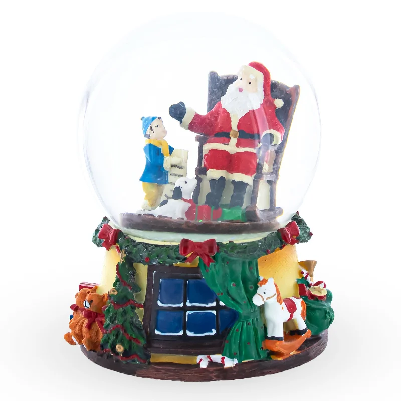 Gift List for Santa Musical Water Snow Globe