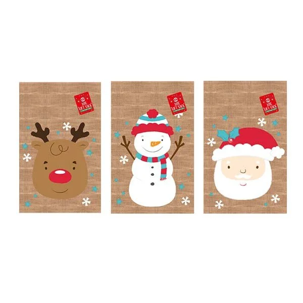 Christmas Jute Gift Sack 35x50cm