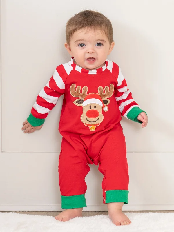 Christmas Reindeer Romper Pajamas - For Boys & Girls