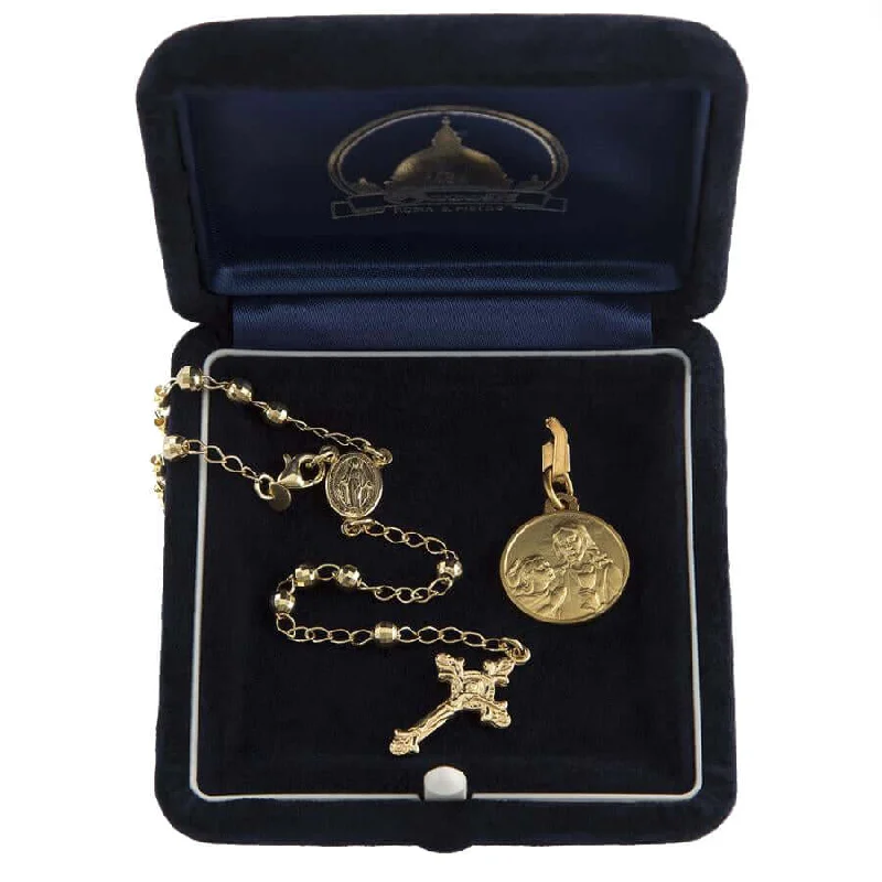 COMMUNION GIFT SET - VERMEIL SILVER