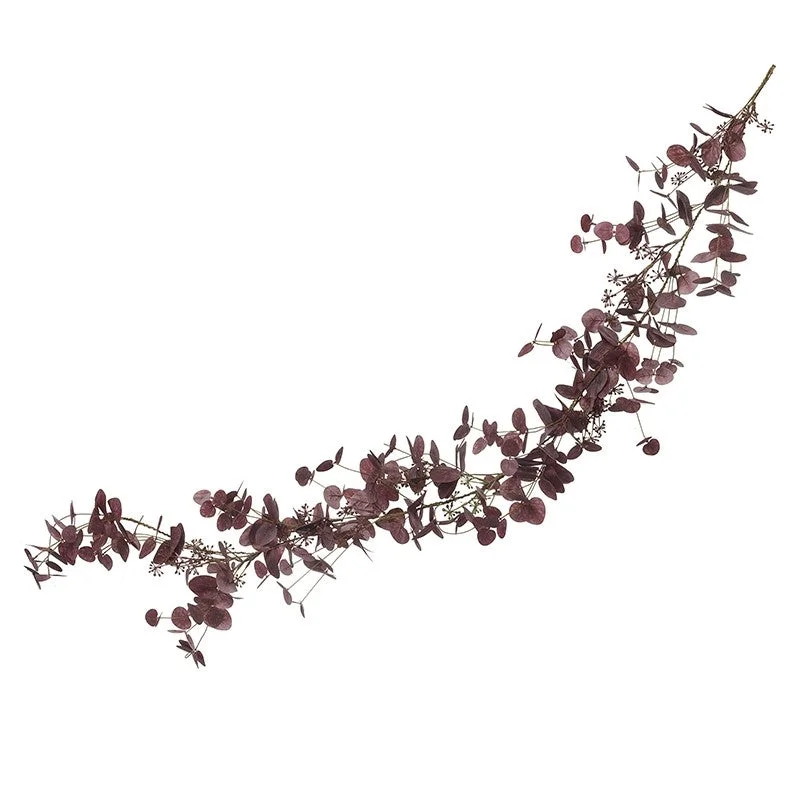 Dark Red Leaf Garland