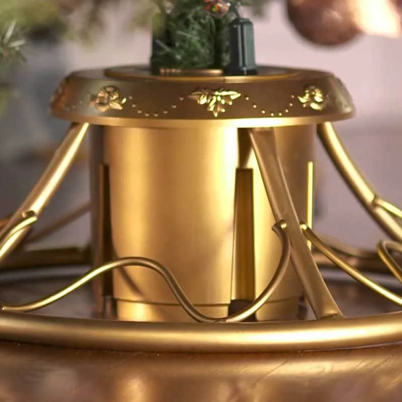 Deluxe Gold Revolving Artificial Tree Stand