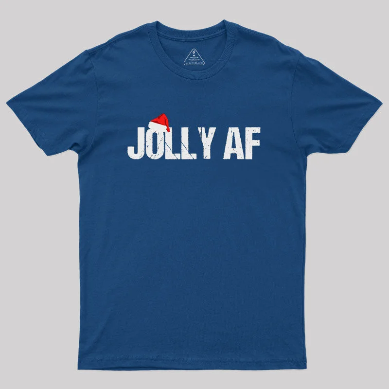 Funny Christmas Gifts Santa Joily AF Geek T-Shirt