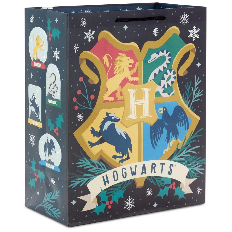 Hallmark : 13" Harry Potter™ Hogwarts™ Crest Large Christmas Gift Bag