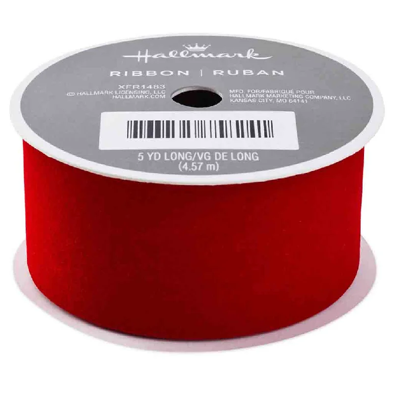 Hallmark : Red Velvet Ribbon, 15'