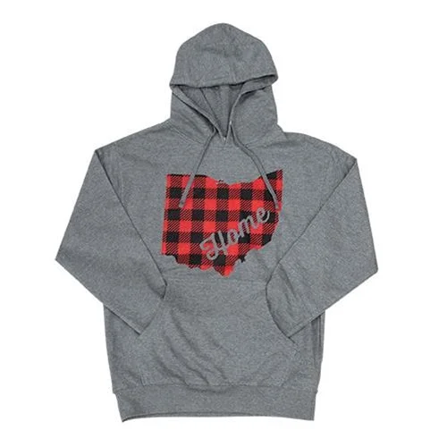 Ohio Buffalo Check Sweatshirt Gunmetal Heather Small