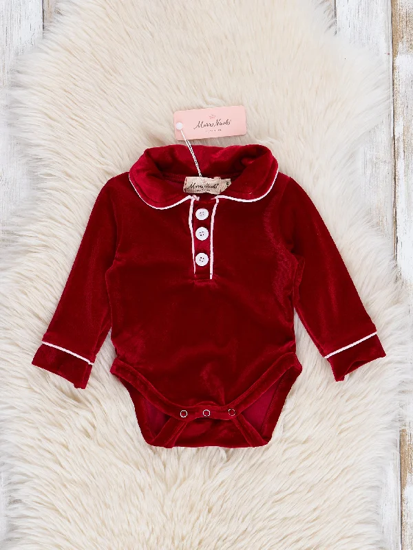 Ruby Velvet Bubble Pajamas