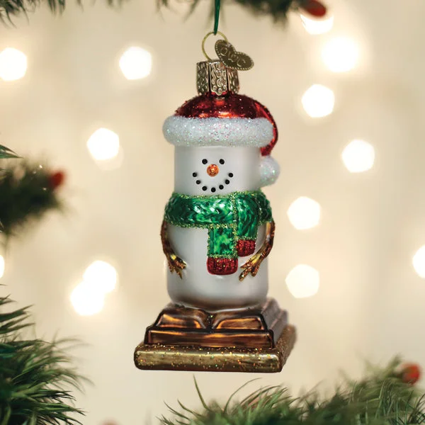 S'mores Snowman Ornament