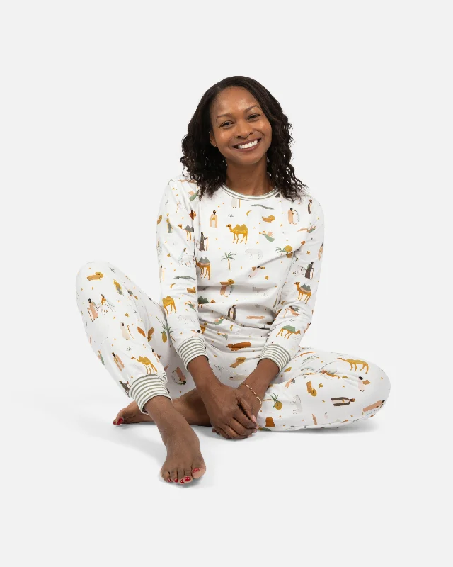 Women's Christmas Pajama Long Sleeve Shirt