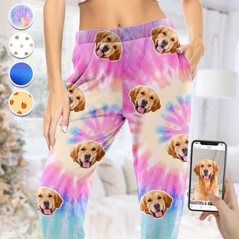 Custom Photo Cherish The Pawfect Moments - Dog & Cat Personalized Custom Face Photo Pajama Pants - New Arrival, Christmas Gift For Pet Owners, Pet Lovers