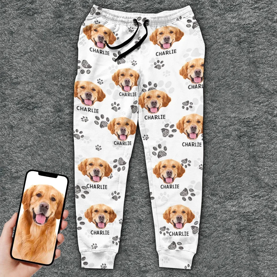 Custom Photo Every Moment With You Is A Holiday Treat - Dog & Cat Personalized Custom Unisex Sweatpants - Christmas Gift For Pet Owners, Pet Lovers