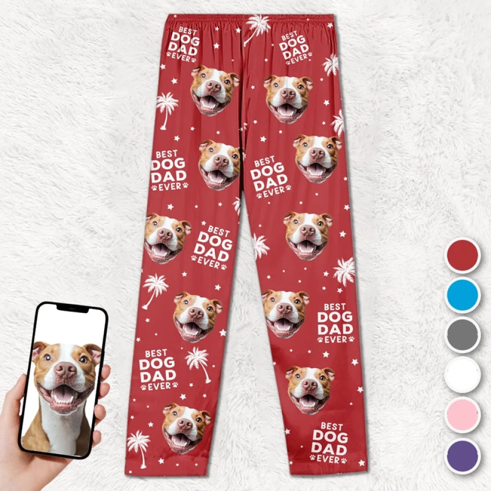 Custom Photo Love, Fur, And Holiday Cheer - Dog & Cat Personalized Custom Pajama Pants - Christmas Gift For Pet Owners, Pet Lovers